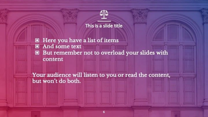 Slide Hukum dan Keadilan yang Stylish - slide 6