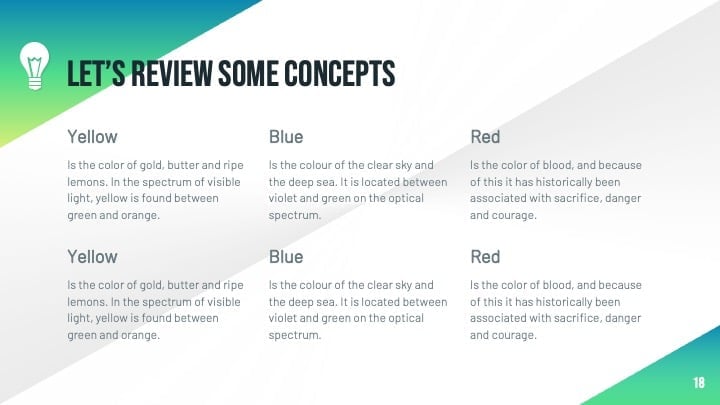 Vibrant Green Slides - slide 18