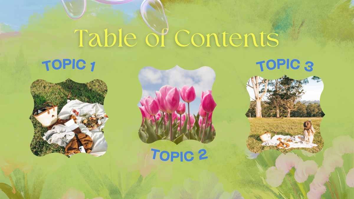 Background Slide Alam Musim Semi yang Estetik - slide 2