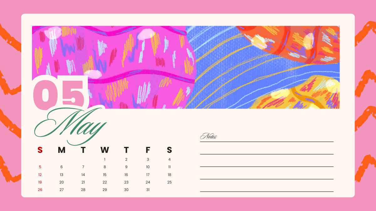 Slide Kalender Tahunan 2025 dengan Gaya Artistic Lettering - slide 9