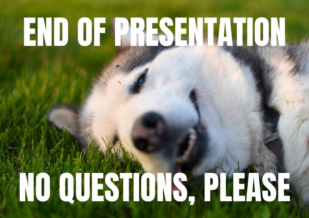 Meme Lucu untuk Akhir Presentasi - slide 4