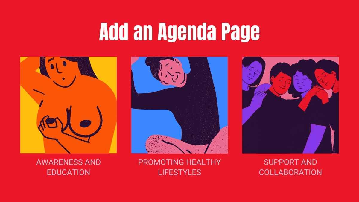 Slide Kampanye Edukasi Kanker Payudara dengan Ilustrasi Menarik - slide 3