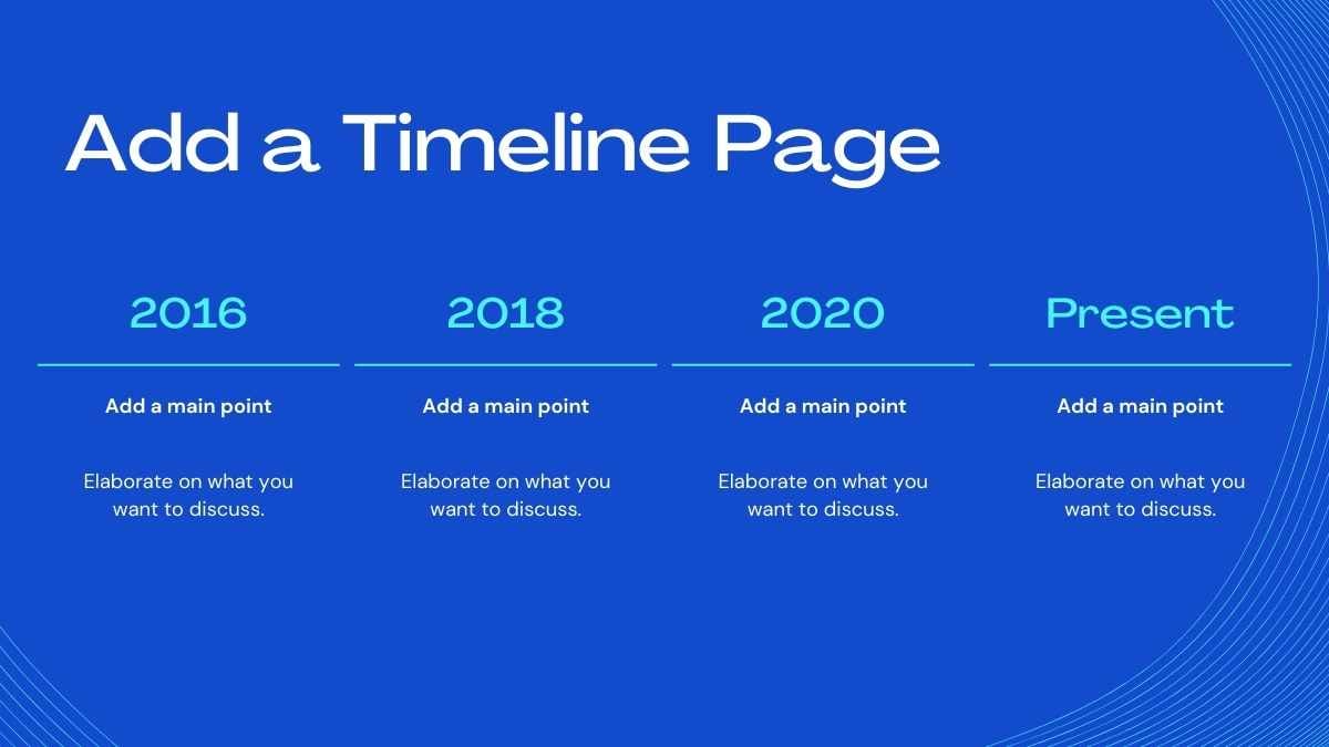 Slide Timeline Profesional Perusahaan - slide 7