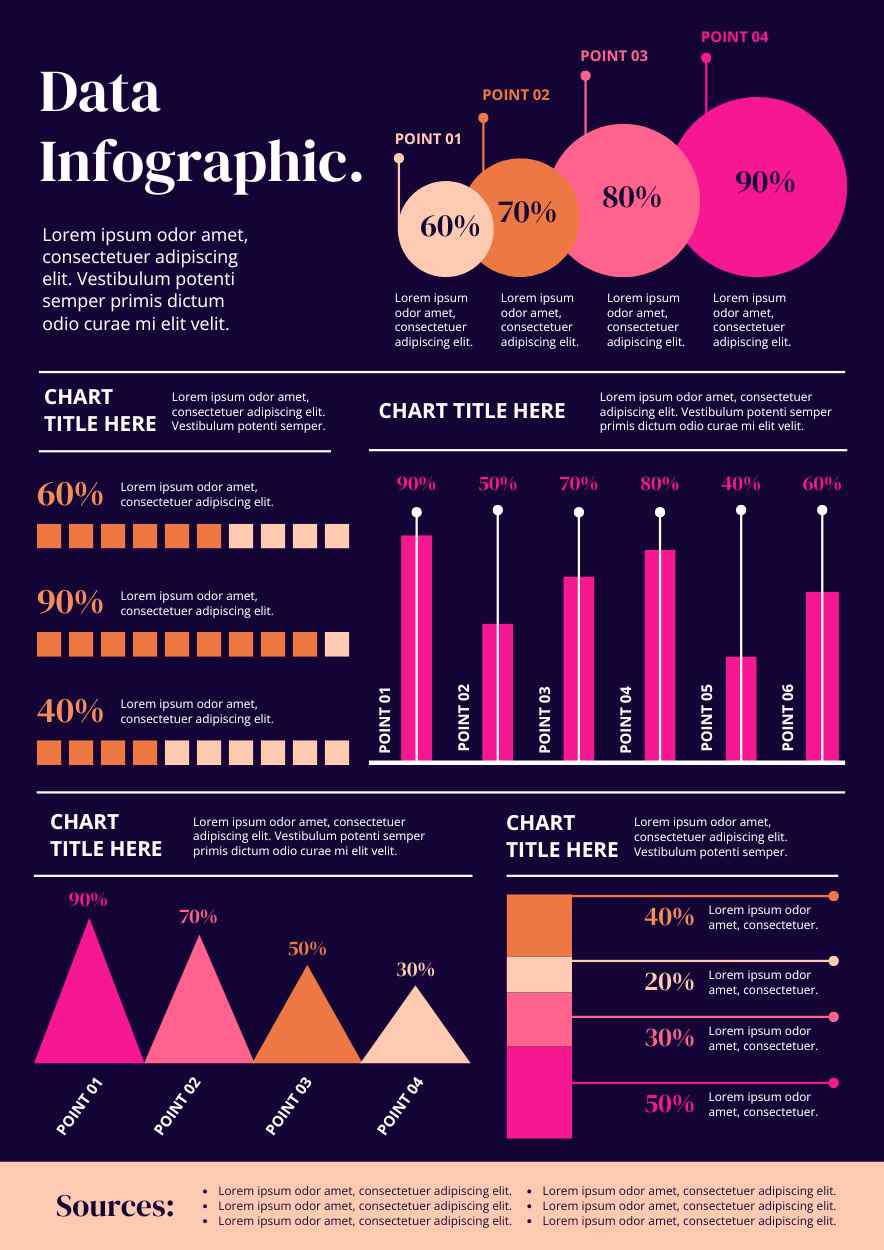 Infografik Data Simple - slide 1