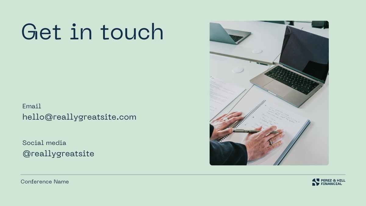 Simple Online Conference Slides - slide 13