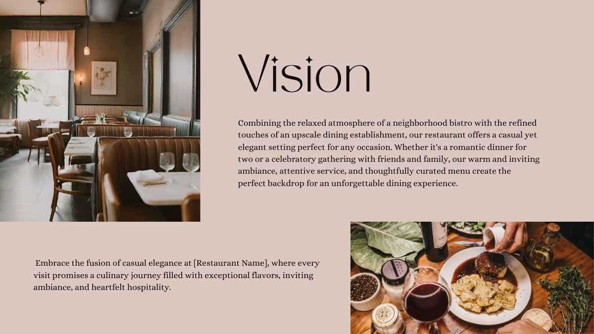 Minimalist Restaurant Marketing Plan Slides - slide 11