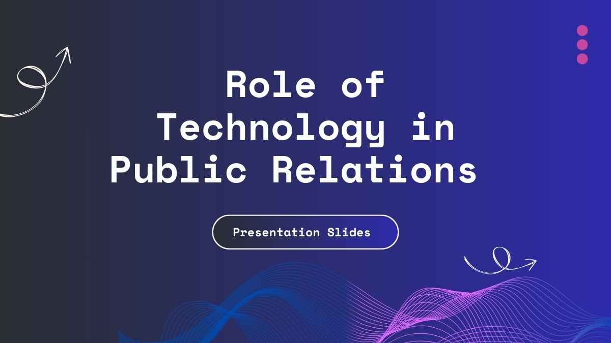 Slide Simple tentang Peran Teknologi dalam Hubungan Masyarakat - slide 1